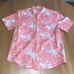 Short Sleeve Floral Button Down